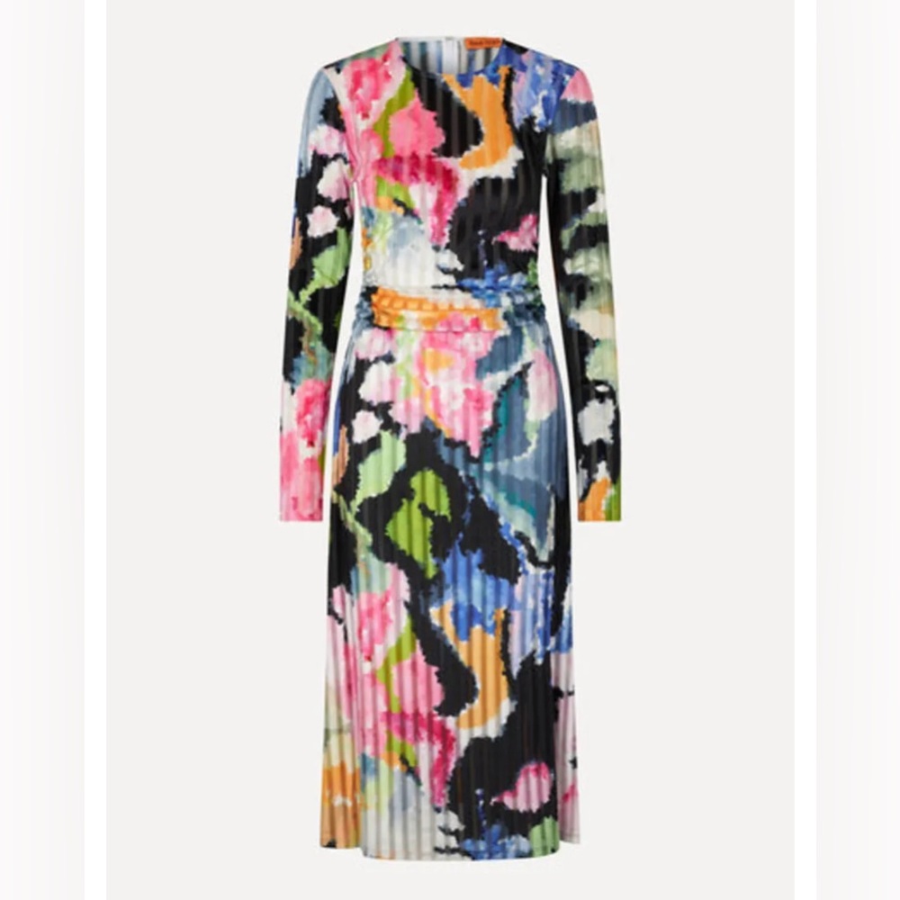 Stine Goya Artistic Floral Blackley Dress